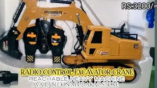 RC EXCAVATOR UNBOXING | Radio control mainan construction vehicle | Heavy duty construcrion machine