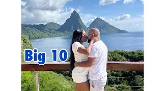 10-я годовщина в Jade Mountain St Lucia