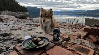 Lunch at Crotty, Lake Burbury Tasmania - Trout Cheek and Venison &lsquo;Surf&rsquo;n&rsquo;Turf&rsquo; Catch and Cook
