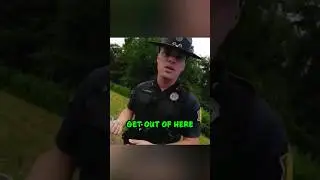 He Got Pulled Over by the Coolest Police Officer - Unbelievable Encounter! 😱 #shorts