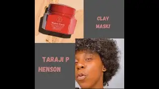 Trying out Mother Earth clay mask.
