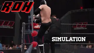 WWE 2K17 SIMULATION: Kevin Steen vs El Generico - ROH Final Battle 2010 Highlights