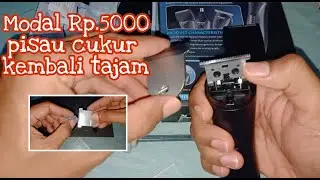 Cara asah mata pisau cukur Kemei 1419 agar kembali tajam