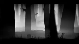 2D Black & White Platformer Background Asset