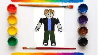 How to draw Roblox Bacon Hair #robloxdrawing #roblox #drawing #painting #howtodraw