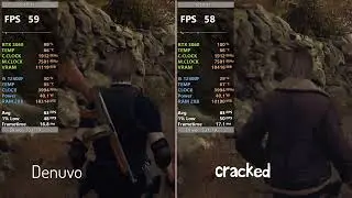 Resident Evil 4 | Steam Version vs Cracked Version | Performance Comparison