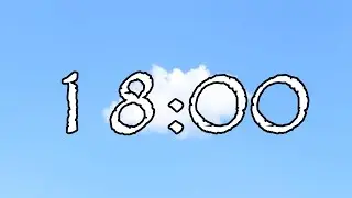 18 Minute Timer | Sky Clouds | NO Music