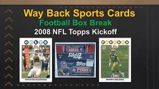 2008 NFL Topps Kickoff - 36 Pack Box Break Vintage Football Cards Rookie Cards