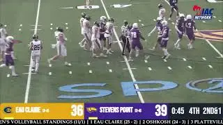 (WBA Submission) UWSP Football - UWSP wins 1st conference game in 6 years