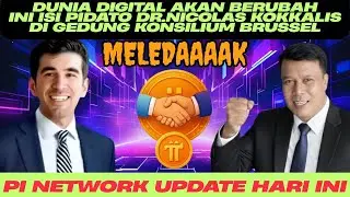 DUNIA DIGITAL AKAN BERUBAH ‼ Ini Isi Pidato DR.Nicolas Kokkalis di Gedung Konsilium Brussel