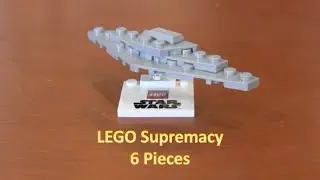 How To Build A LEGO Star Wars Mini Mega Class Star Dreadnought Supremacy With 6 Pieces
