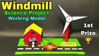 How to make windmill science project working model