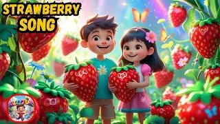 🍓 Strawberry Picking Song | Fun Fruit Rhyme for Kids