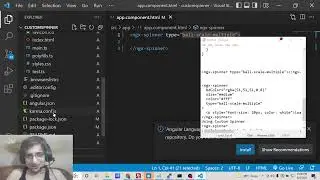 Пример использования ngx-spinner в Angular 13 для отображения анимации индикатора загрузки или сп...