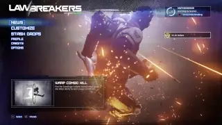 Lawbreakers quick harrier gameplay (no talking all gameplay)