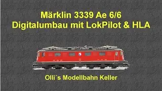 M&auml;rklin 3339 Ae 6/6 Digitalumbau mit LokPilot V5