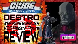 cXc G.I. Joe Resolute DESTRO Weapons Supplier v25 Cobra Battle Set Figure Review