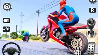 Super Hero Tricky Bike - Spider Tricky bike Stunt Race - Android Gameplay #androidgames