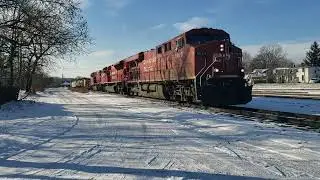 CP 254 Short Freight Galt, Cambridge Ontario (Dec 20, 2021)