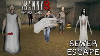 GRANNY 8 | Mysterious Castle 🏰 Gameplay | Super Granny ke sath Sewer se Bhaga😂🤣