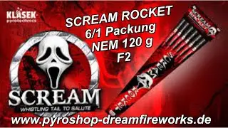 SCREAM ROCKET - Klasek Feuerwerk - Raketenpaket - www.pyroshop-dreamfireworks.de
