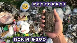 Restorasi, servis nokia 6300 jadul dari tempat sampah
