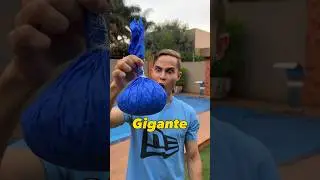 Joguei um Estalinho GIGANTE do telhado😱 #shorts