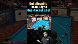 The Magician's one-pocket best shot #efrenreyes #efrenbatareyes #magic #billiards #8ballpool #9ball