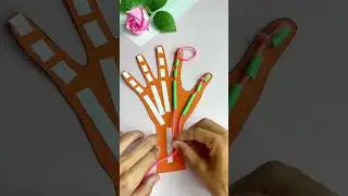 How to make a helping hand 👌 || Easy to make at home || follow for more ❣️❣️ #art #origami