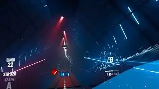 Beat saber - Radioactive - expert - Imagine dragons 