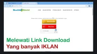Cara melewati Link Download yang banyak IKLAN | shrinkearn