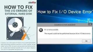 How to Fix I/O Device Error | I/O Device Error