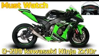0-299 kawasaki Ninja Zx10r Top Speed Acceleration || 2Gud Tuber || @WZ Top speed @India Sonic