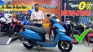 Finally New Tvs Jupiter 110 Best Finance Emi Offer : Jupiter 110 2024 Model In Zero Downpayment