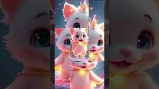 Cute Magical Puppy Dance #cuteanimals #3danimation #magicaldance #animefantasy #viralshorts