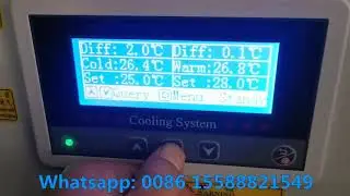 How to set up fiber laser welding machine water chiller parameters