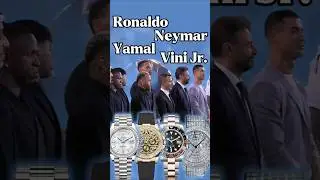 Neymar, Yamal, Cristiano Ronaldo & Vini Jr. Flex $1.27M in Watches 🤩