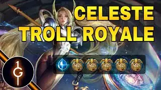 Vainglory All Clockwork Celeste Troll Build | Celeste Epic Talent  Overdosed! | Troll Royale#24