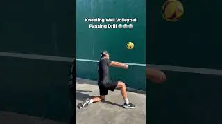 Ball Control Volleyball Drill You Can do Solo 🏐🏐🏐