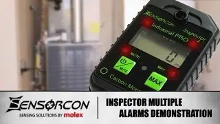 The Sensorcon Carbon Monoxide Inspector Alarm Demonstration