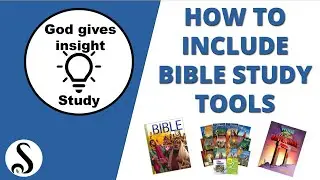 How to Include Bible Study Tools (BEST way to help your students APPLY THE BIBLE)