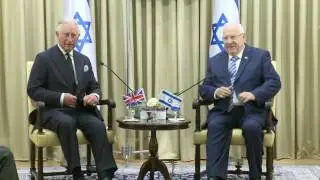 President Rivlin welcomed to his residence His Royal Highness, Charles Prince of Wales