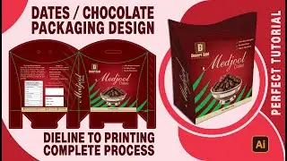 How to Design Professional Dates Packaging in Adobe Illustrator | Dieline to Printing Tutorial