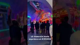 #LG immersive movie experience at #CES2024