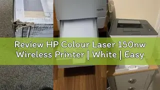 Review HP Colour Laser 150nw Wireless Printer | White | Easy mobile printing with the HP Smart app |