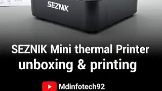 This ₹8999 Mini Thermal Printer Feels Like MAGIC! 😳 No Ink, No Wires &ndash; SEZNIK Unboxing + Test! 🔥