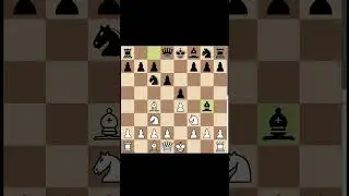 If chess pieces could talk: L&eacute;gal Trap #shorts #chess #chesstrap #legaltrap #legalmate #chesspuzzle