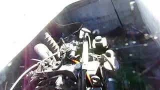 Двигатель Mercruiser, полный ржавой воды 12 19 25