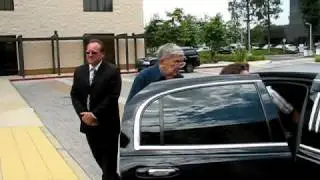 Jonathan Frid before Handprint ceremony at Dark Shadows Festival