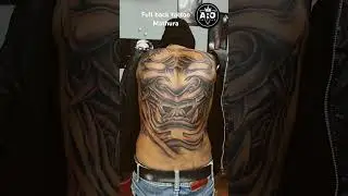 Full back tattoo #mathura #best #artist #tattoo #youtube #love #backtattoo #devil #tattoos #shorts